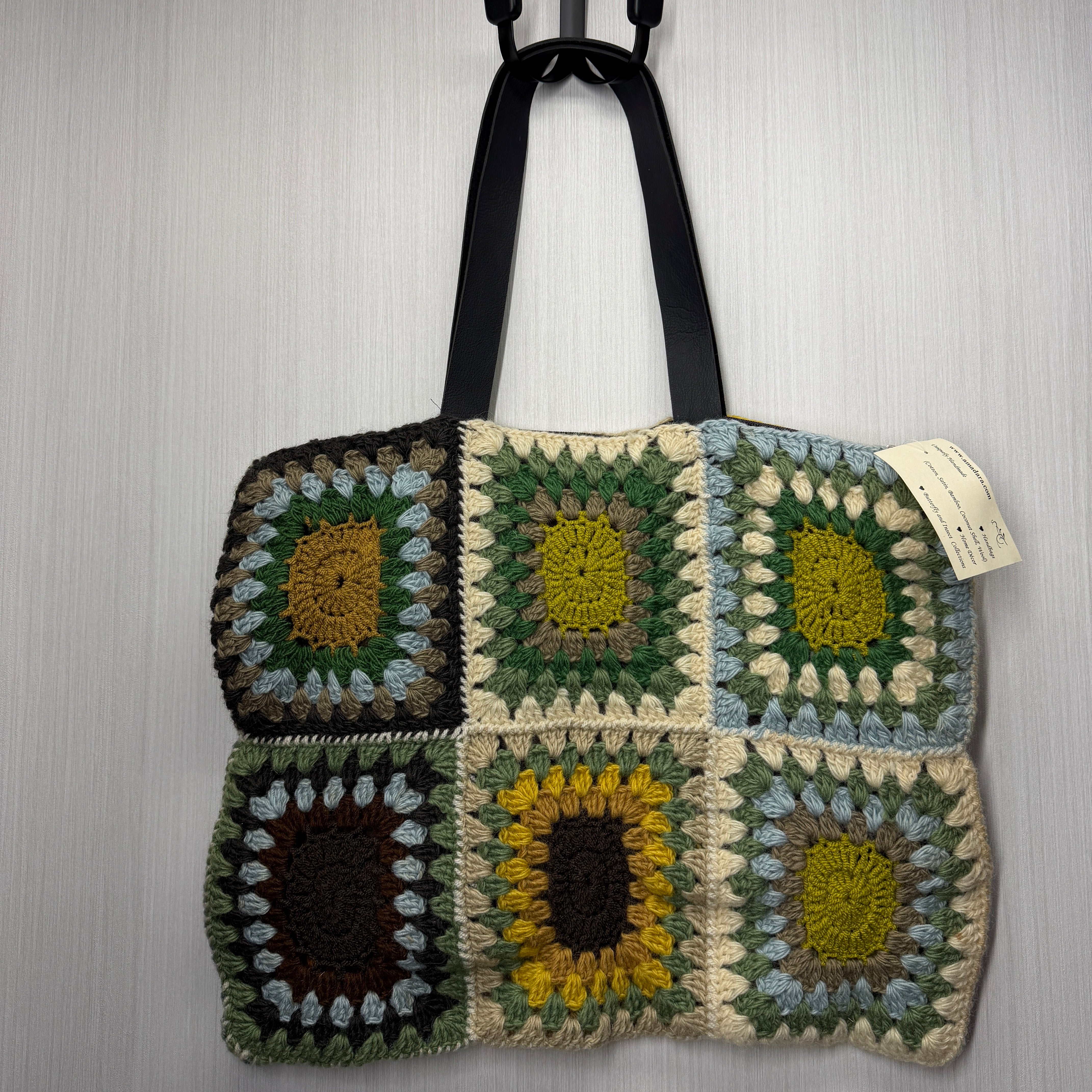 Crochet Market Bag - Granny Square - 103
