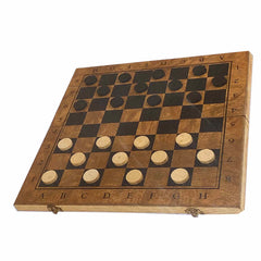Wooden Chess Set / 3-in-1 Game Set - Mini