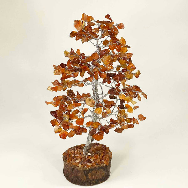 chinese carnelian crystal money tree Feng Shui Gemstone Tree of Life - 300 Beads