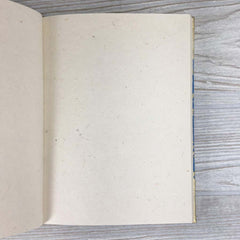 Handmade Lokta Paper Journal Floral Asian Inspired Cover - Green / White