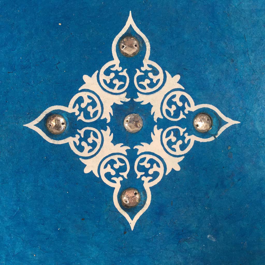 Handmade Paper Photo Album Journal - Small - Jewel Aqua Blue