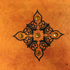 Handmade Paper Photo Album Journal - Small - Jewel Orange