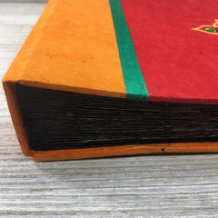 Handmade Paper Photo Album Journal - Small - Jewel Red