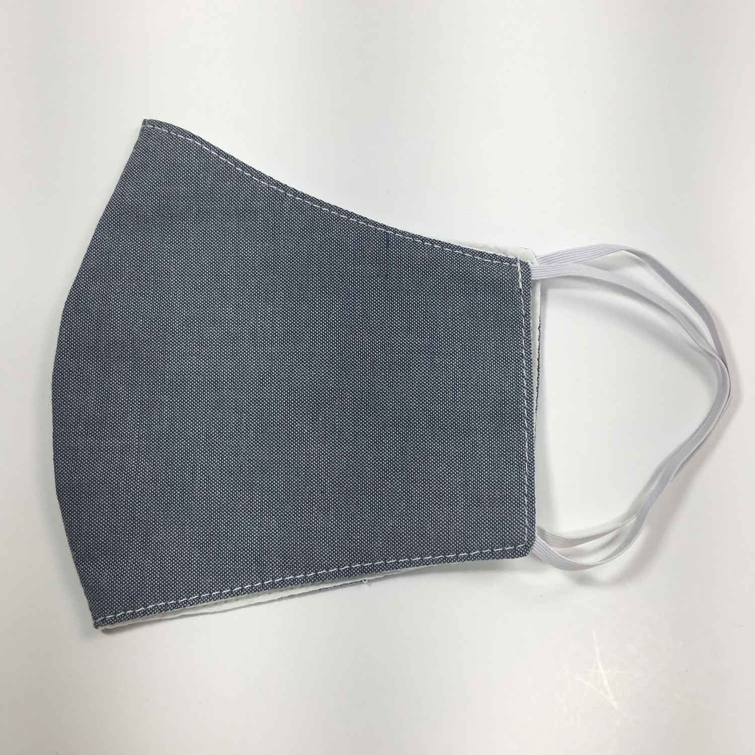 Handmade MEDIUM Cotton Face Masks - 3D - Solid Colors