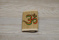 Hemp Bi-Fold Wallet - Rainbow Om