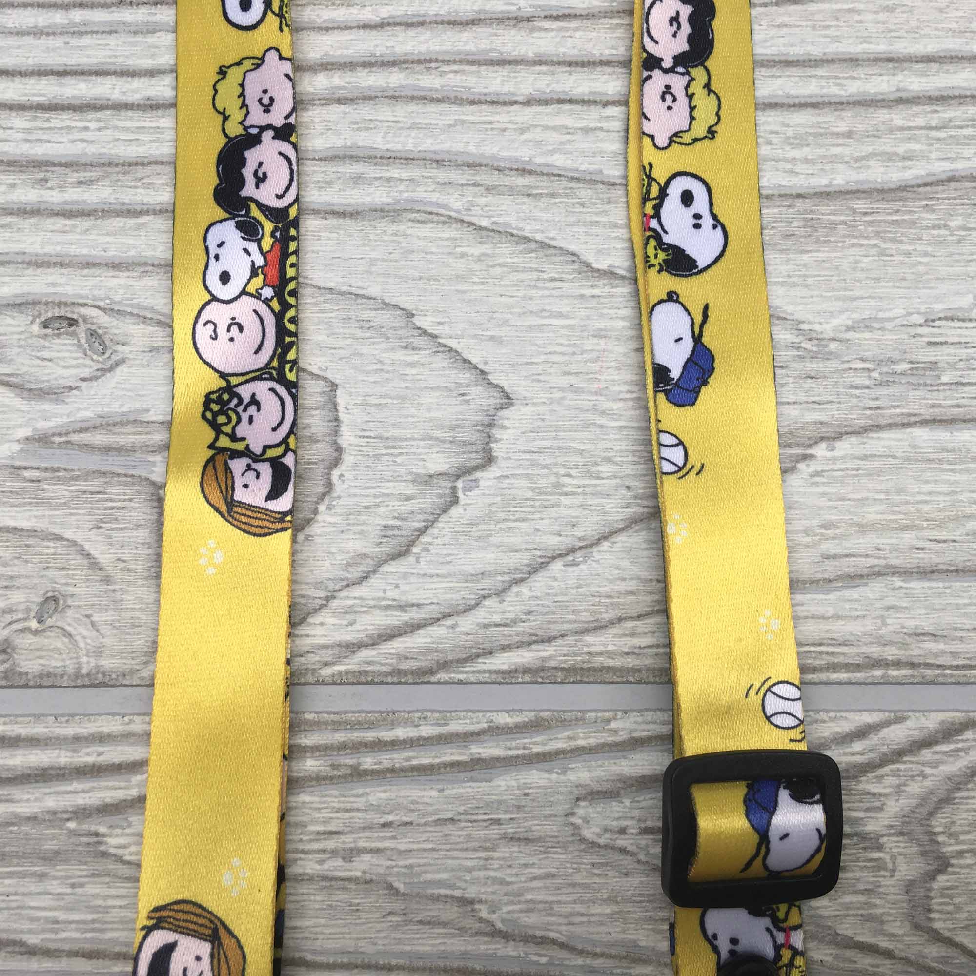 Face Mask Strap Holder Adjustable for Kids and Adults - Charlie Brown + Peanuts Gang