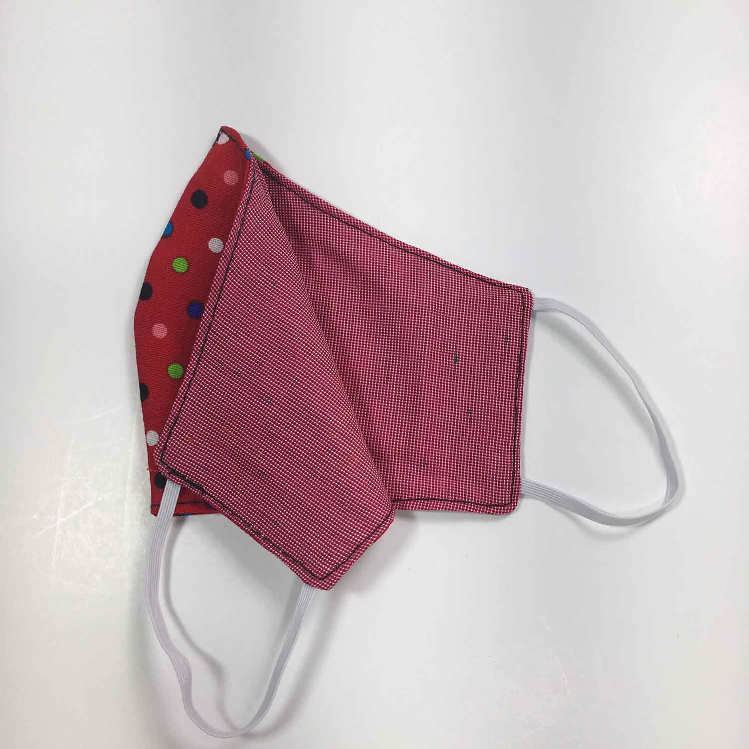 Handmade SMALL KIDS Cotton Face Masks - Reversible 3D - K104-K107