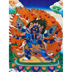 Hand Painted Thangka - Mahakala