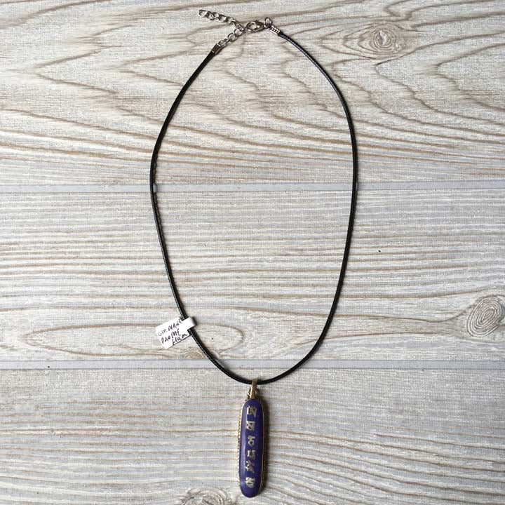 Tibetan Silver Pendant Necklace - Tibetan Chant