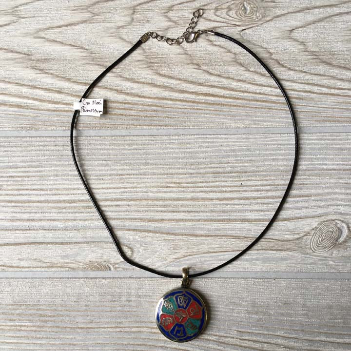 Tibetan Silver Pendant Necklace - Tibetan Chant