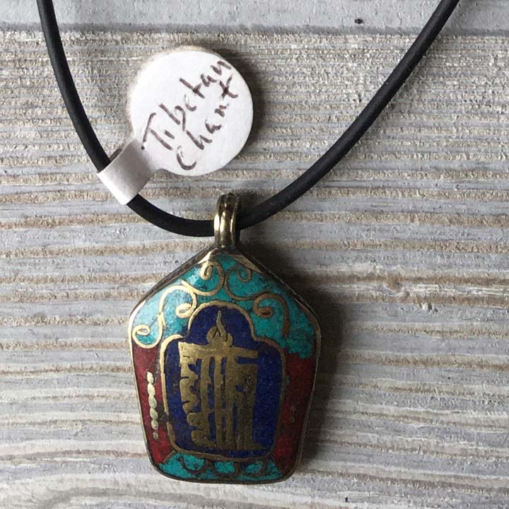 Tibetan Silver Pendant Necklace - Tibetan Chant