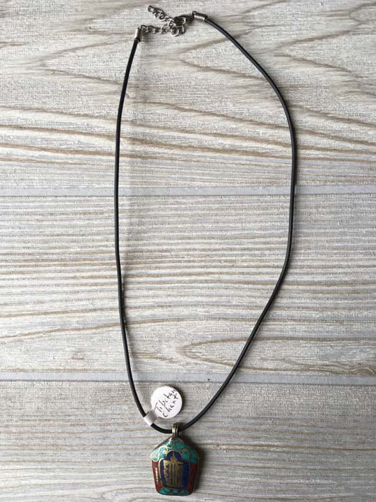 Tibetan Silver Pendant Necklace - Tibetan Chant