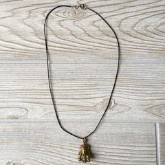 Tibetan Silver Pendant Necklace - Ganesh