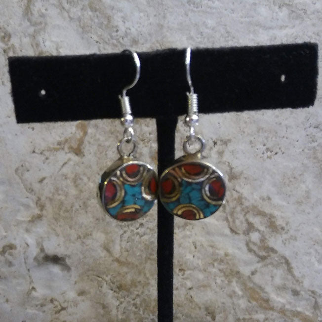 Handmade Tibetan Silver Earrings