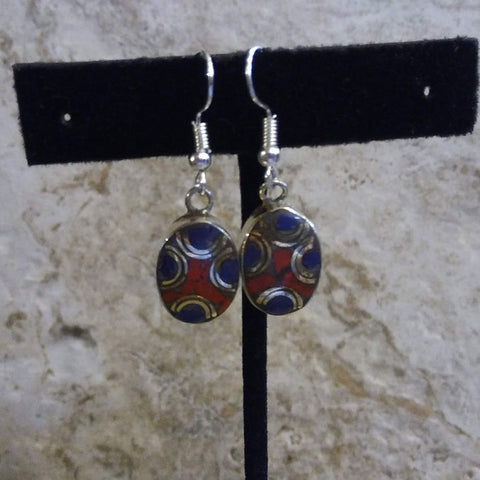 Handmade Tibetan Silver Earrings