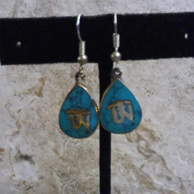 Handmade Tibetan Silver Earrings