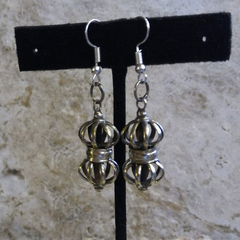 Handmade Tibetan Silver Earrings