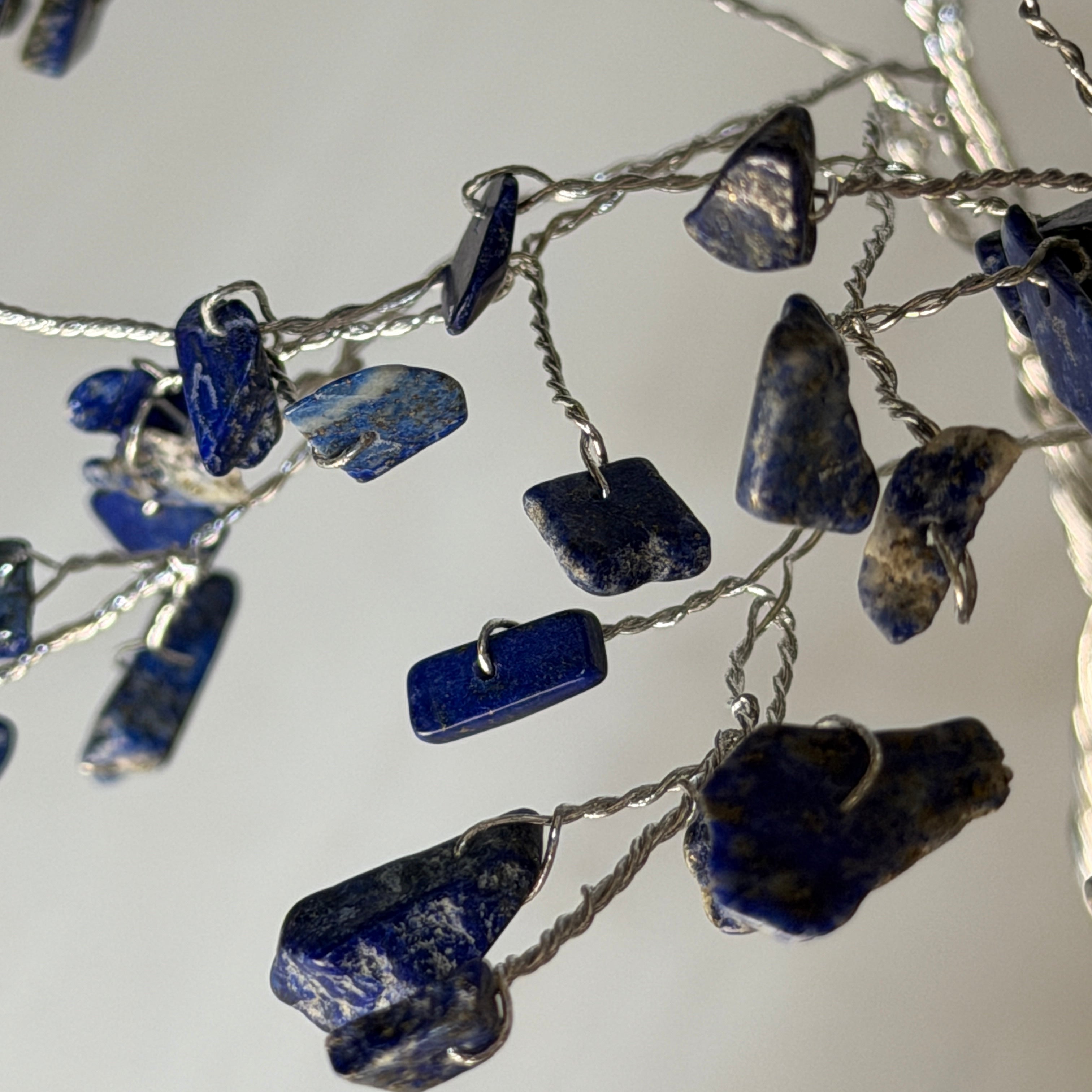 Lapis Lazuli Gemstone Tree of Life - 160 Beads | Feng Shui Decor