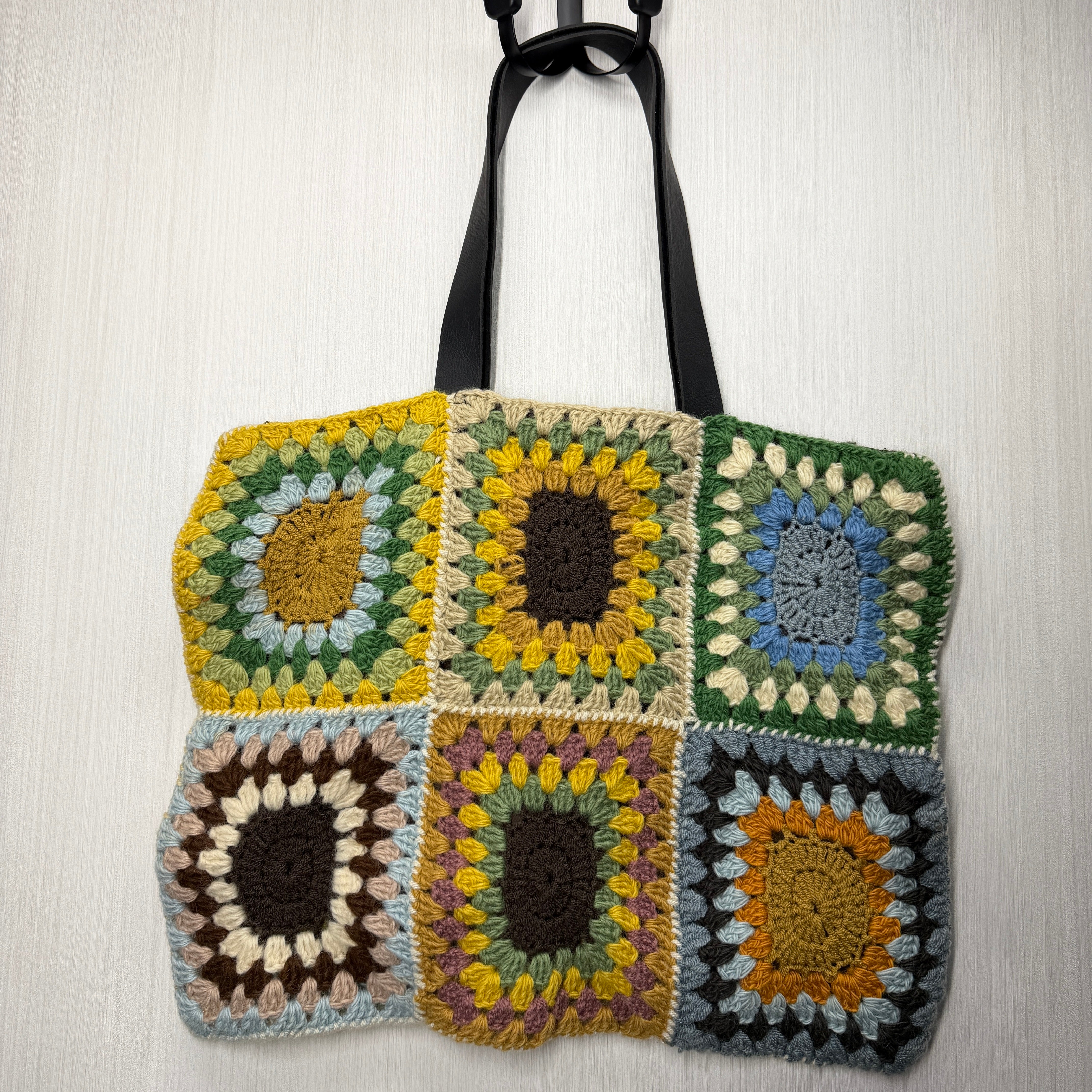 Crochet Market Bag - Granny Square - 103