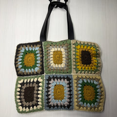 Crochet Market Bag - Granny Square - 104