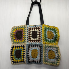 Crochet Market Bag - Granny Square - 106