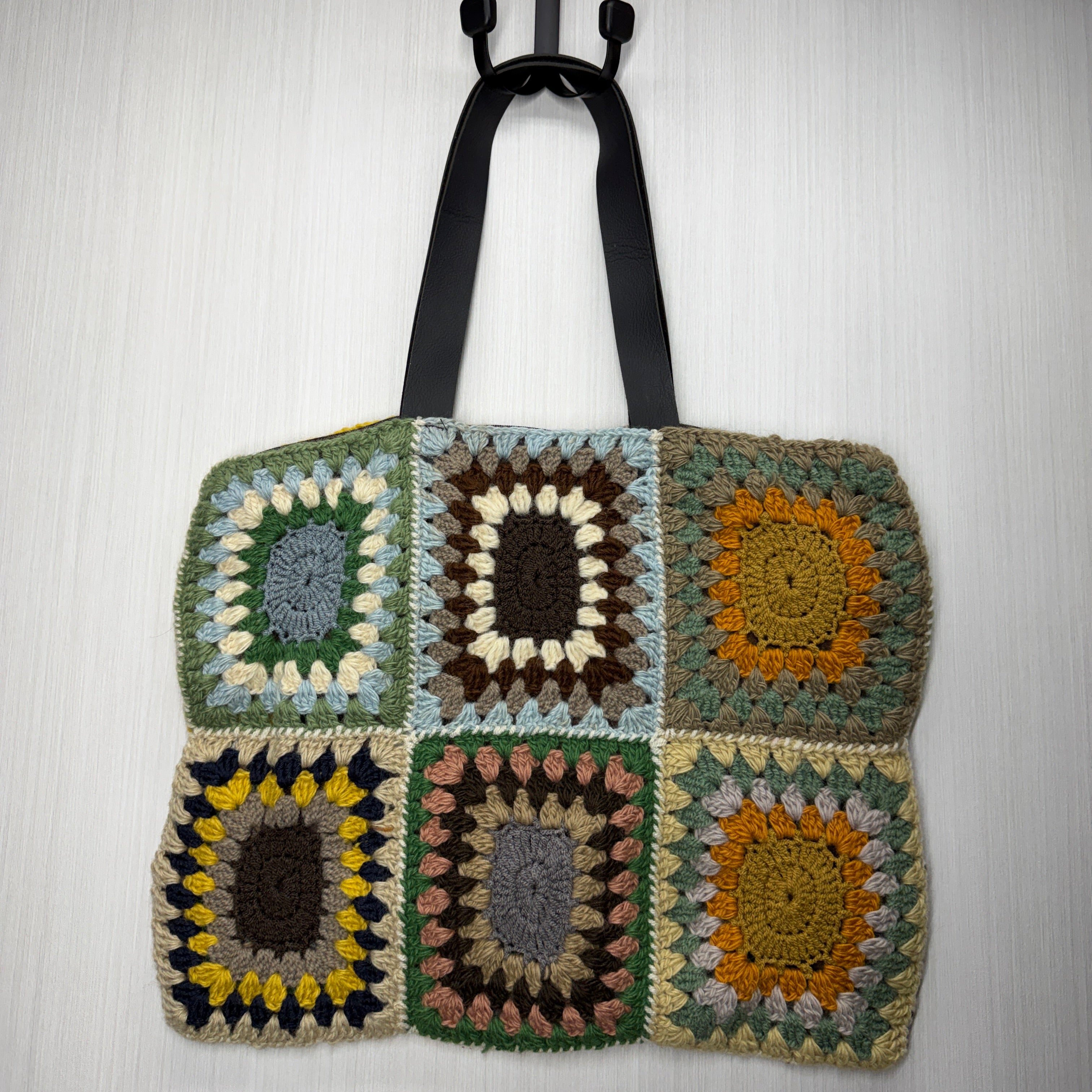 Crochet Market Bag - Granny Square - 108