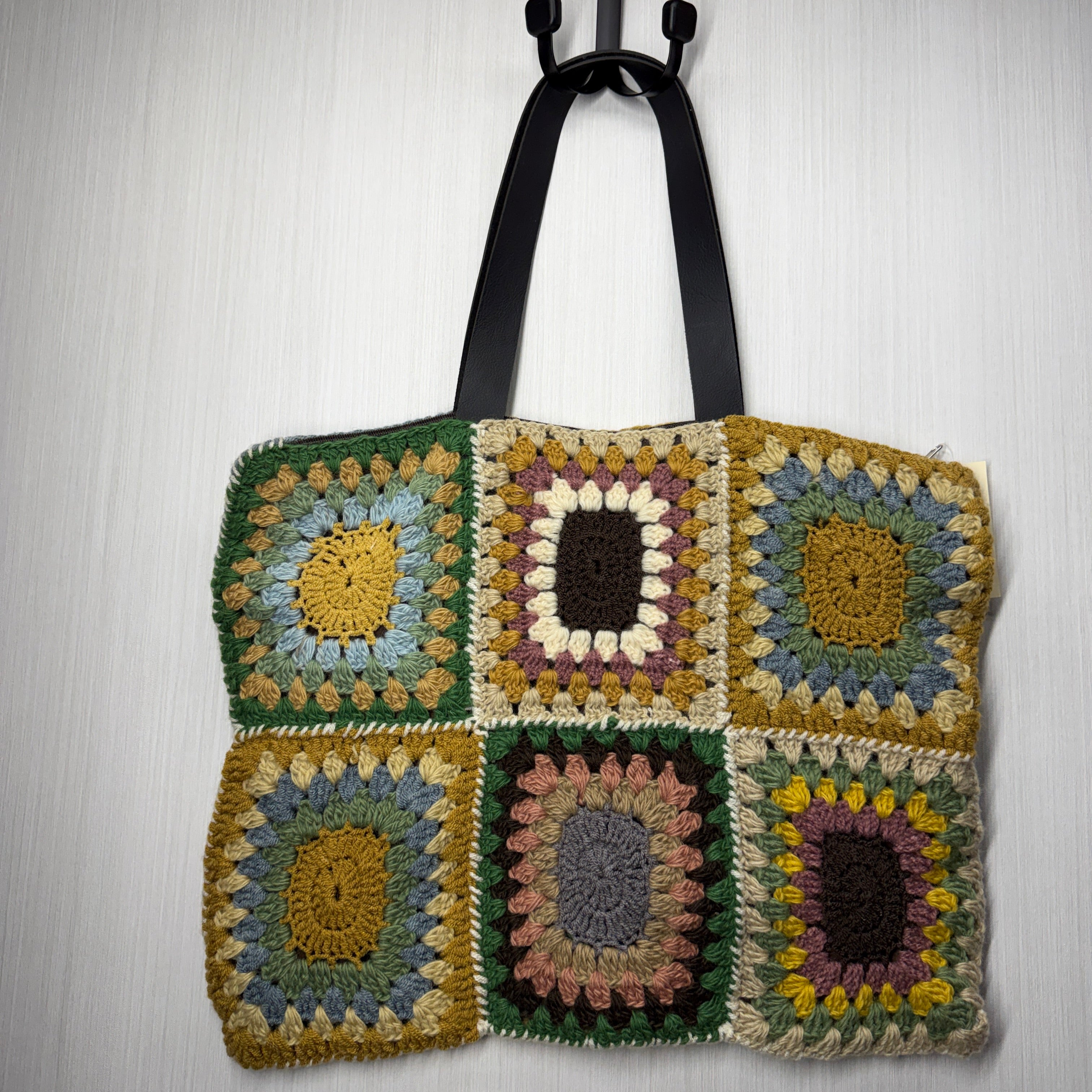 Crochet Market Bag - Granny Square - 110