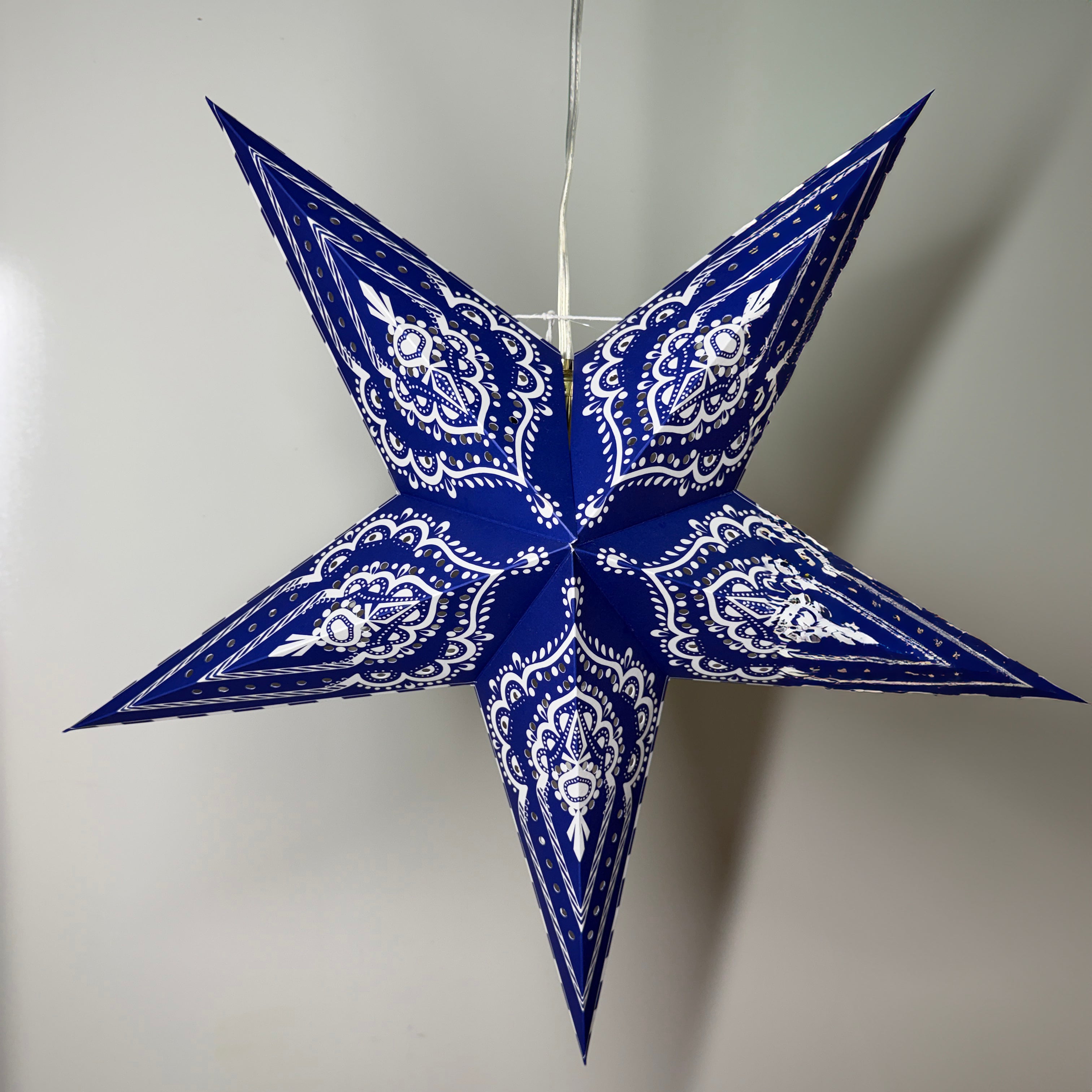 Origami Paper Star Lantern - Tranquil Sky