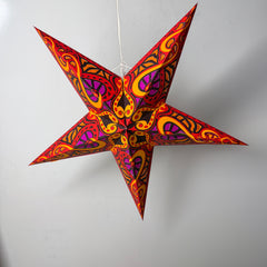 Origami Paper Star Lantern - Rose Quartz Trance