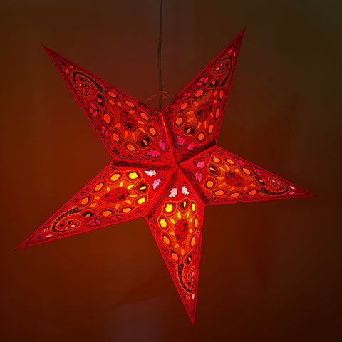 Origami Paper Star Lantern - Inferno Fantasy