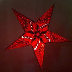Origami Paper Star Lantern - Red Eclipse