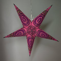 Origami Paper Star Lantern - Pink Lotus