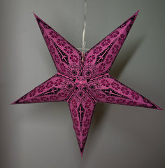 Origami Paper Star Lantern - Flamingo Bliss