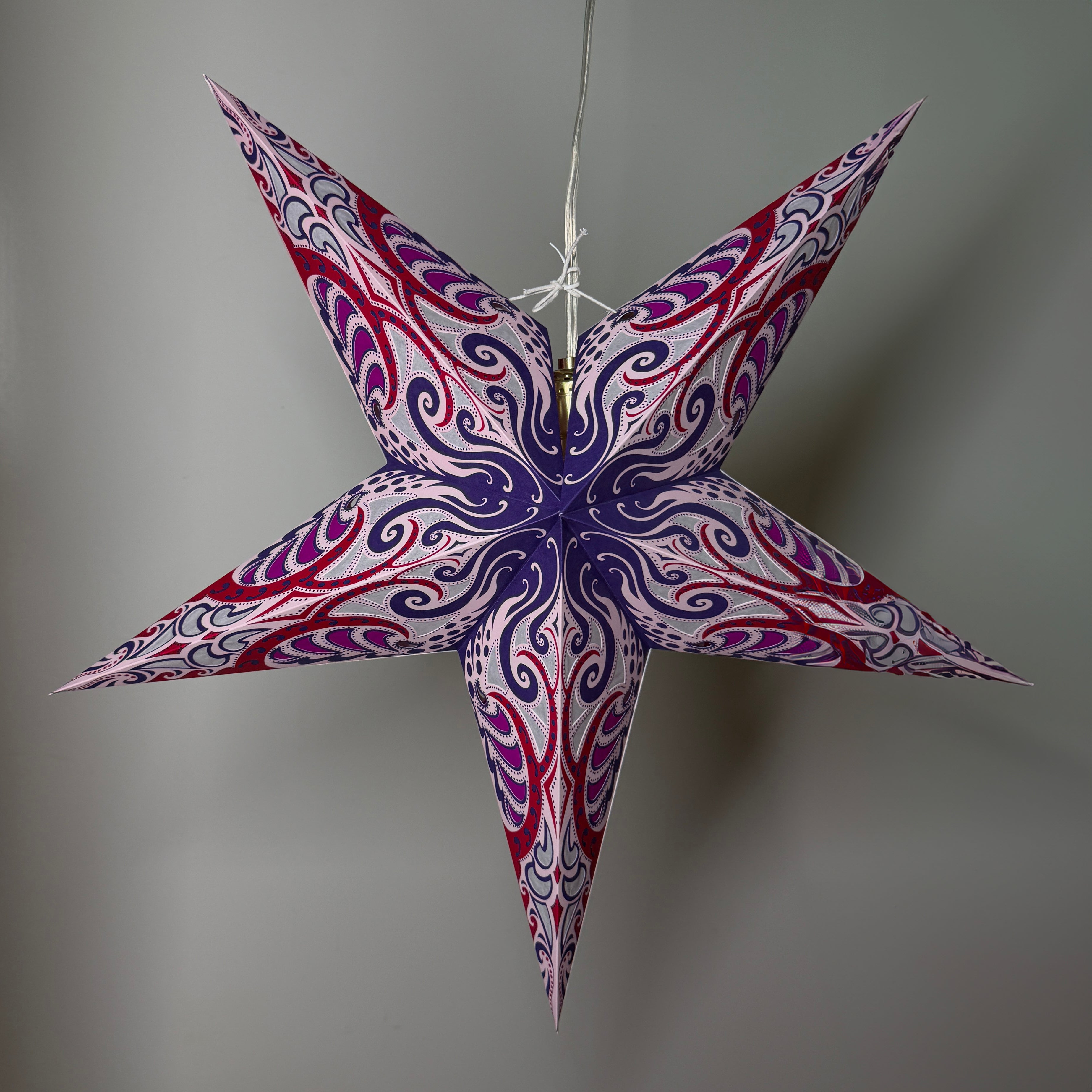Origami Paper Star Lantern - Lavender Moonlight