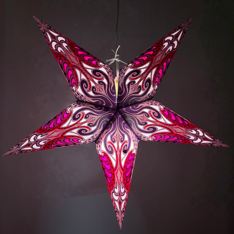 Origami Paper Star Lantern - Lavender Moonlight
