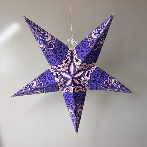 Origami Paper Star Lantern - Amethyst Wisdom