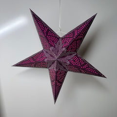 Origami Paper Star Lantern - Moroccan Pomegrante