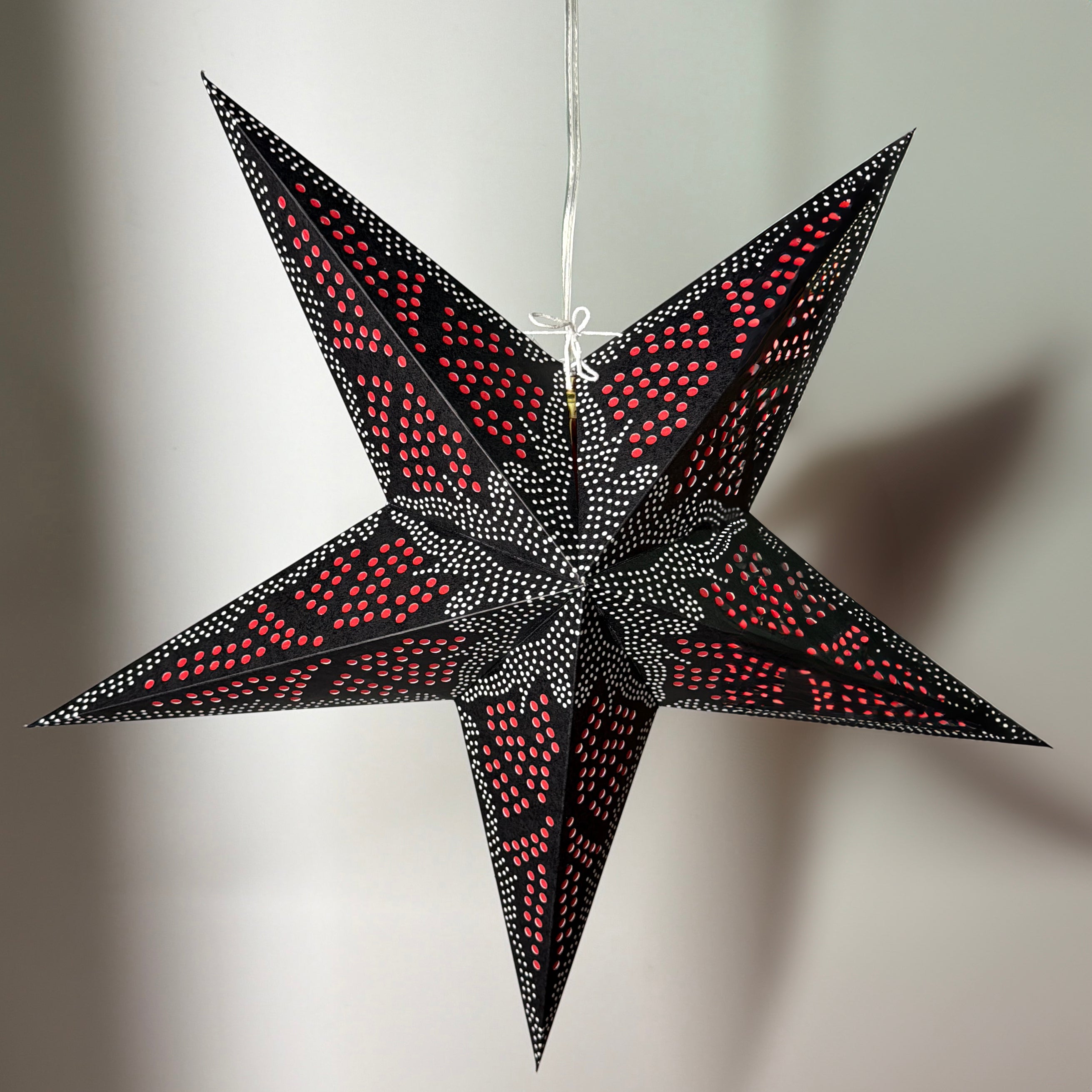 Origami Paper Star Lantern - Moroccan Ruby