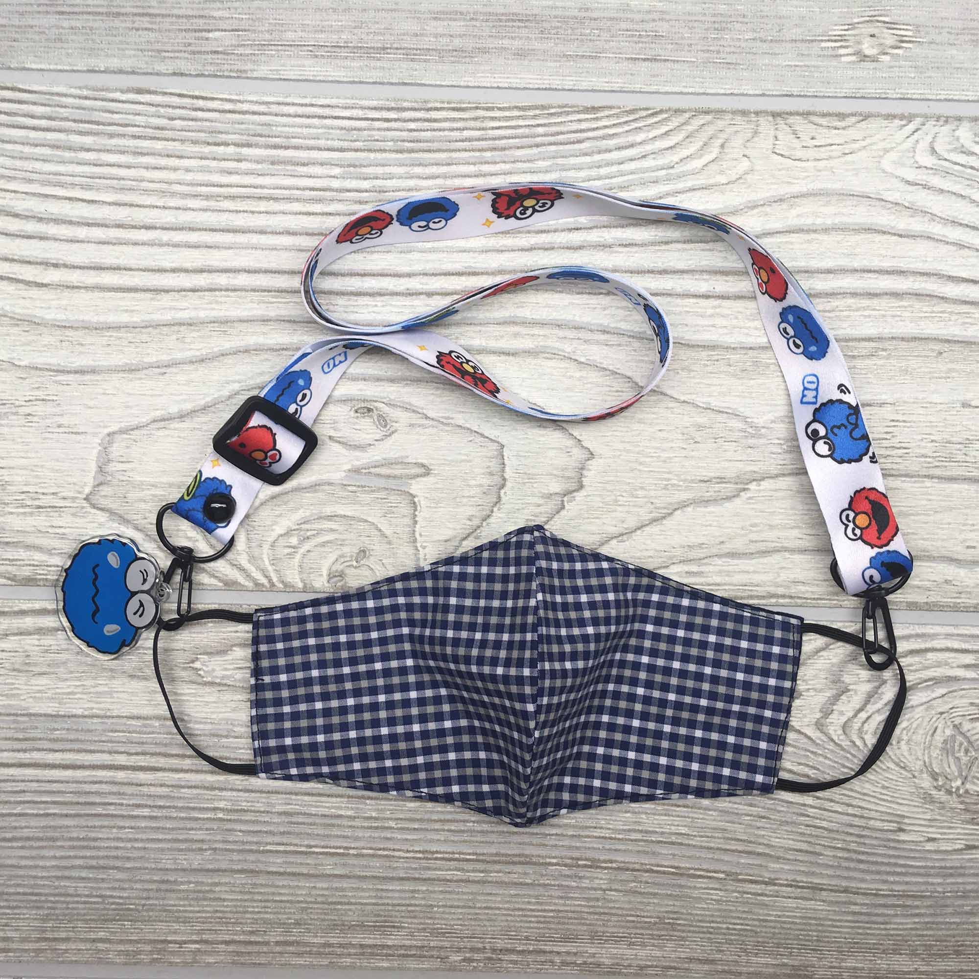 Face Mask Strap Holder Adjustable for Kids and Adults - Monstruos University