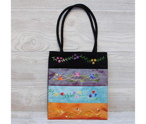 Silk Floral Embroidery Bag 109