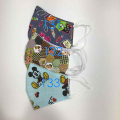 Handmade Cloth / Cotton Face Masks - Reversible 3D Medium - 131-133