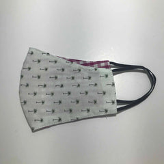 Handmade SMALL KIDS Cotton Face Masks - Reversible 3D - K165
