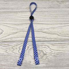 Chic Face Mask Lanyard Holder Strap with Stopper 24” - Checkered