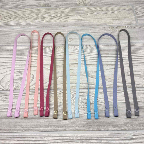 Chic Face Mask Lanyard Holder Strap 24” - Solid Colors