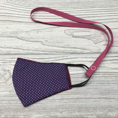 Chic Face Mask Lanyard Holder Strap with Stopper 24” - Checkered