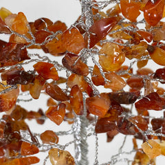 Feng Shui Gemstone Tree of Life - 300 Beads - Carnelian