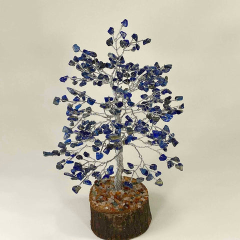 Feng Shui Gemstone Tree of Life - 300 Beads - Lapis Lazuli