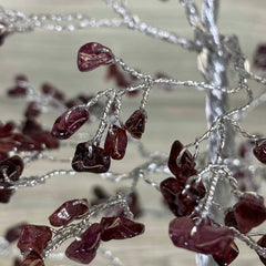 Feng Shui Gemstone Tree of Life - 300 Beads - Garnet