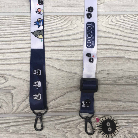 Face Mask Strap Holder Adjustable for Kids and Adults - Totoro