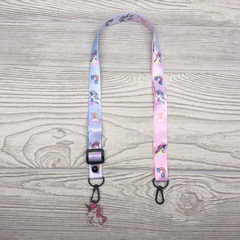 Face Mask Strap Holder Adjustable for Kids and Adults - Unicorn